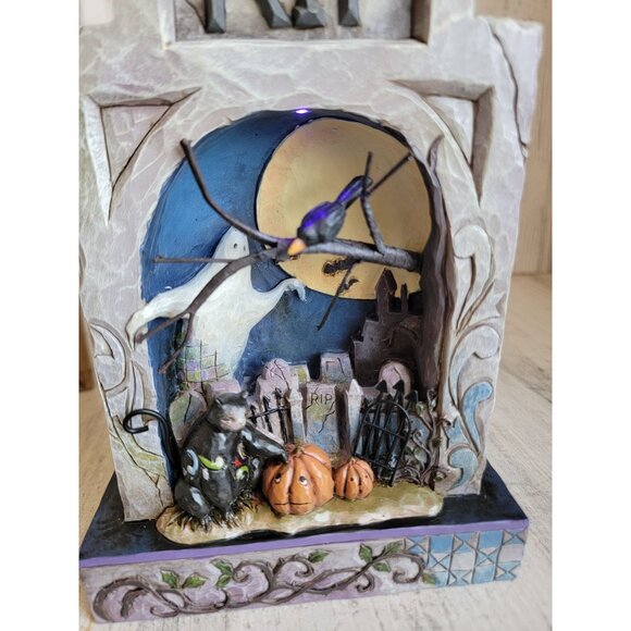 Jim shore Haunted Eve 4017589 Tombstone Halloween home decor - Picture 8 of 9